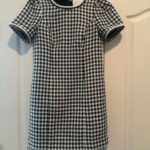 Lilly Pulitzer Black and White Houndstooth Dress with sequins
